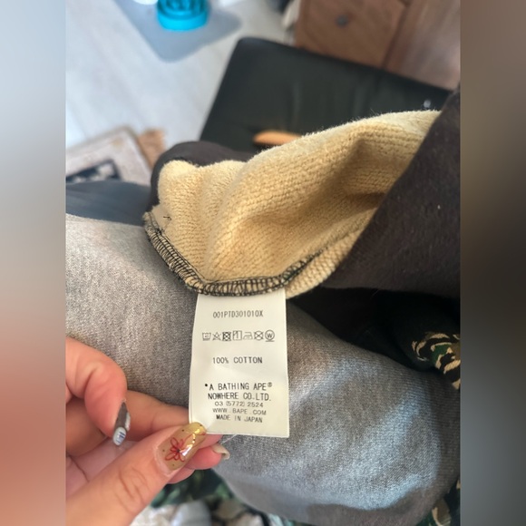 A Bathing Ape Tiger Camo Sweat Pants Joggers - Picture 10 of 11